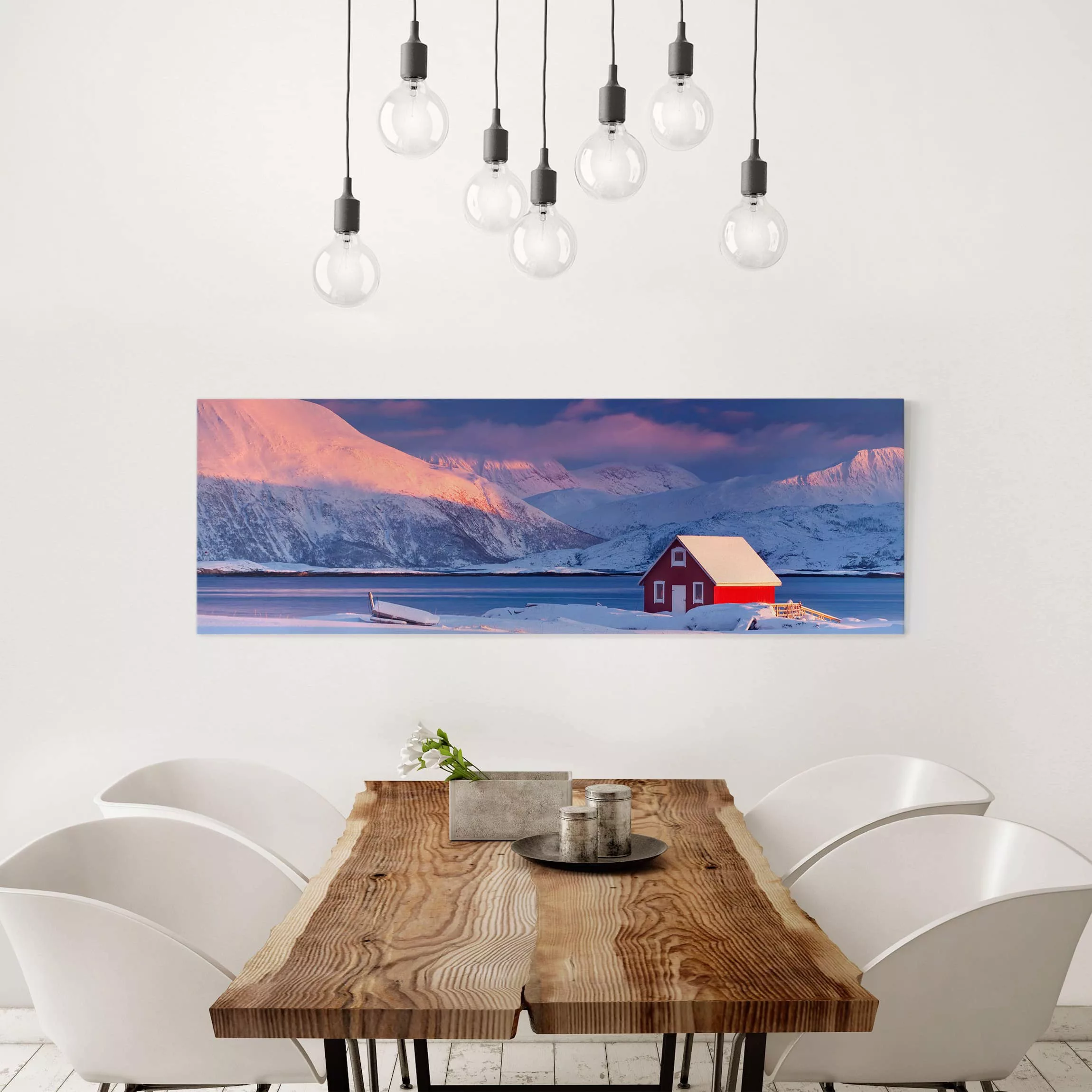 Leinwandbild Architektur & Skyline - Panorama Santas House günstig online kaufen