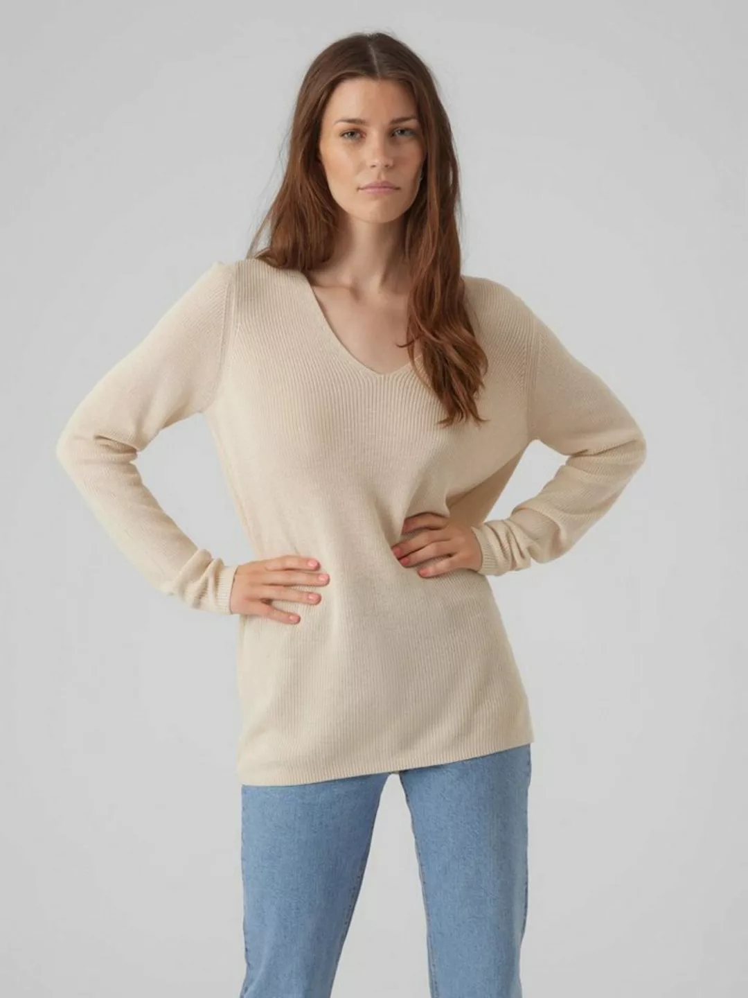 Vero Moda Strickpullover New Lexsun (1-tlg) Plain/ohne Details günstig online kaufen