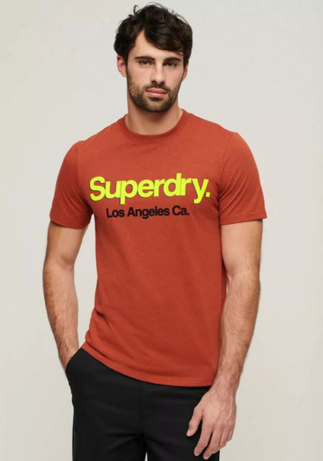 Superdry Print-Shirt SD-CORE LOGO CLASSIC WASHED TEE günstig online kaufen