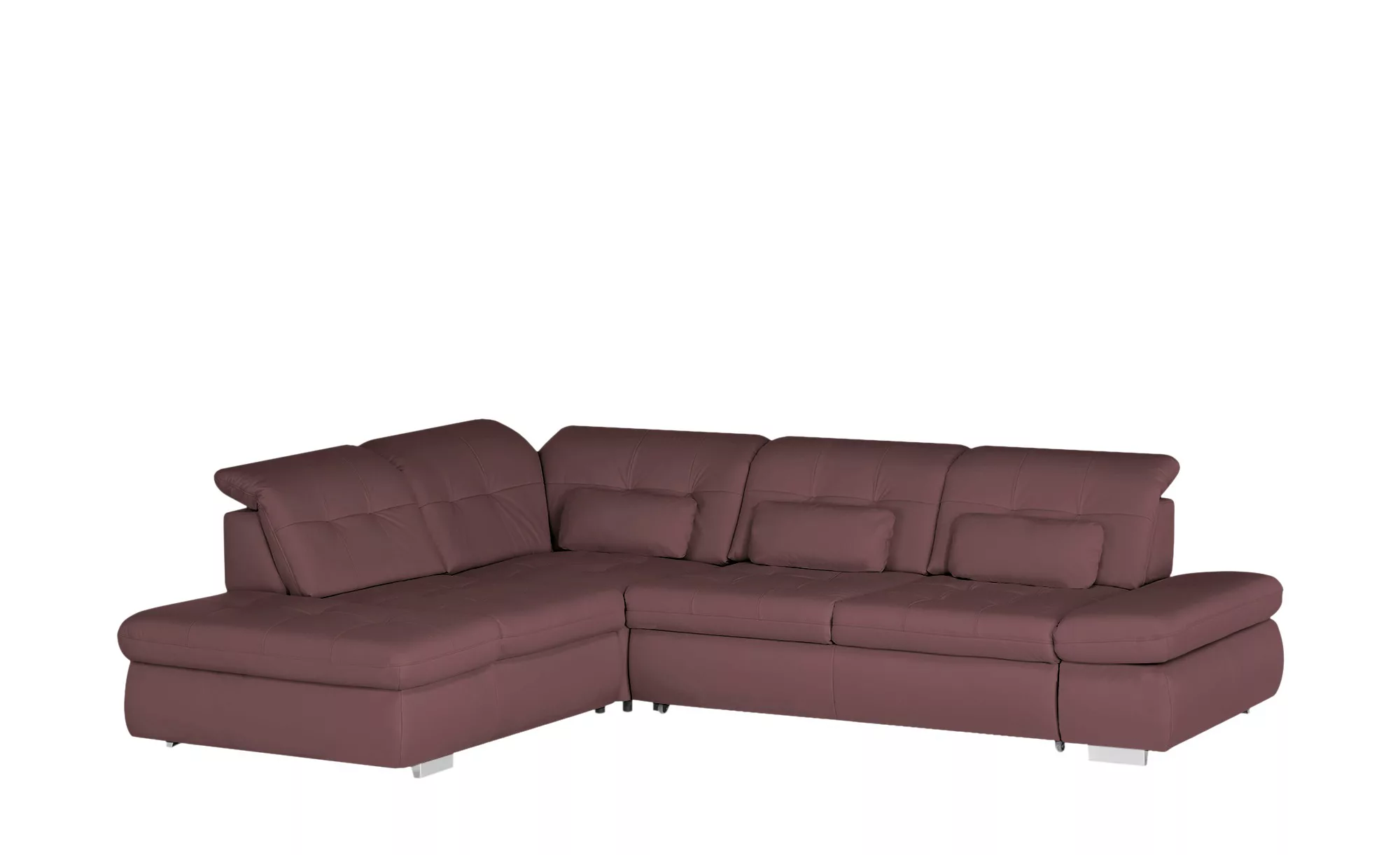 Lounge Collection Ecksofa Leder  Spencer ¦ rot ¦ Maße (cm): B: 323 H: 102 T günstig online kaufen