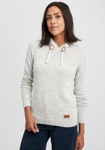 OXMO Strickpullover OXPhilla Strickpulli mit Kapuze günstig online kaufen