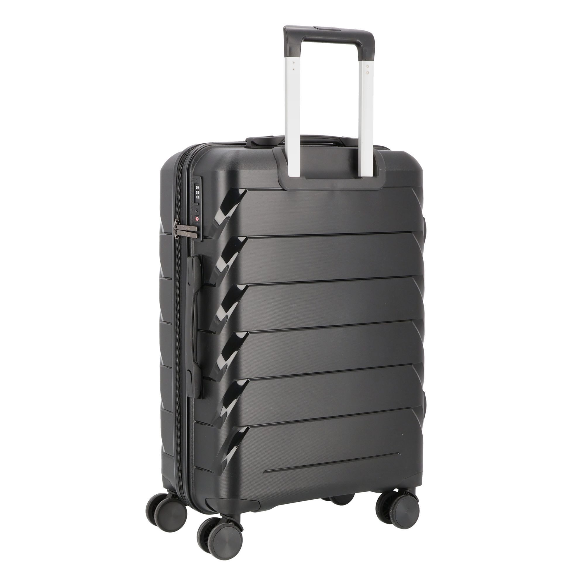 D&N Hartschalen-Trolley Travel Line, 4 Rollen, günstig online kaufen