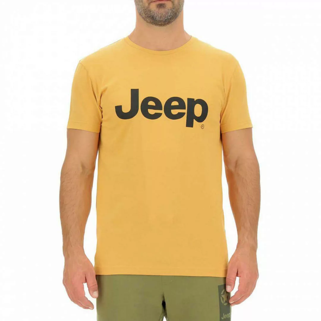 Jeep O102054y209 Kurzärmeliges T-shirt M Tangy Mustard / Black günstig online kaufen