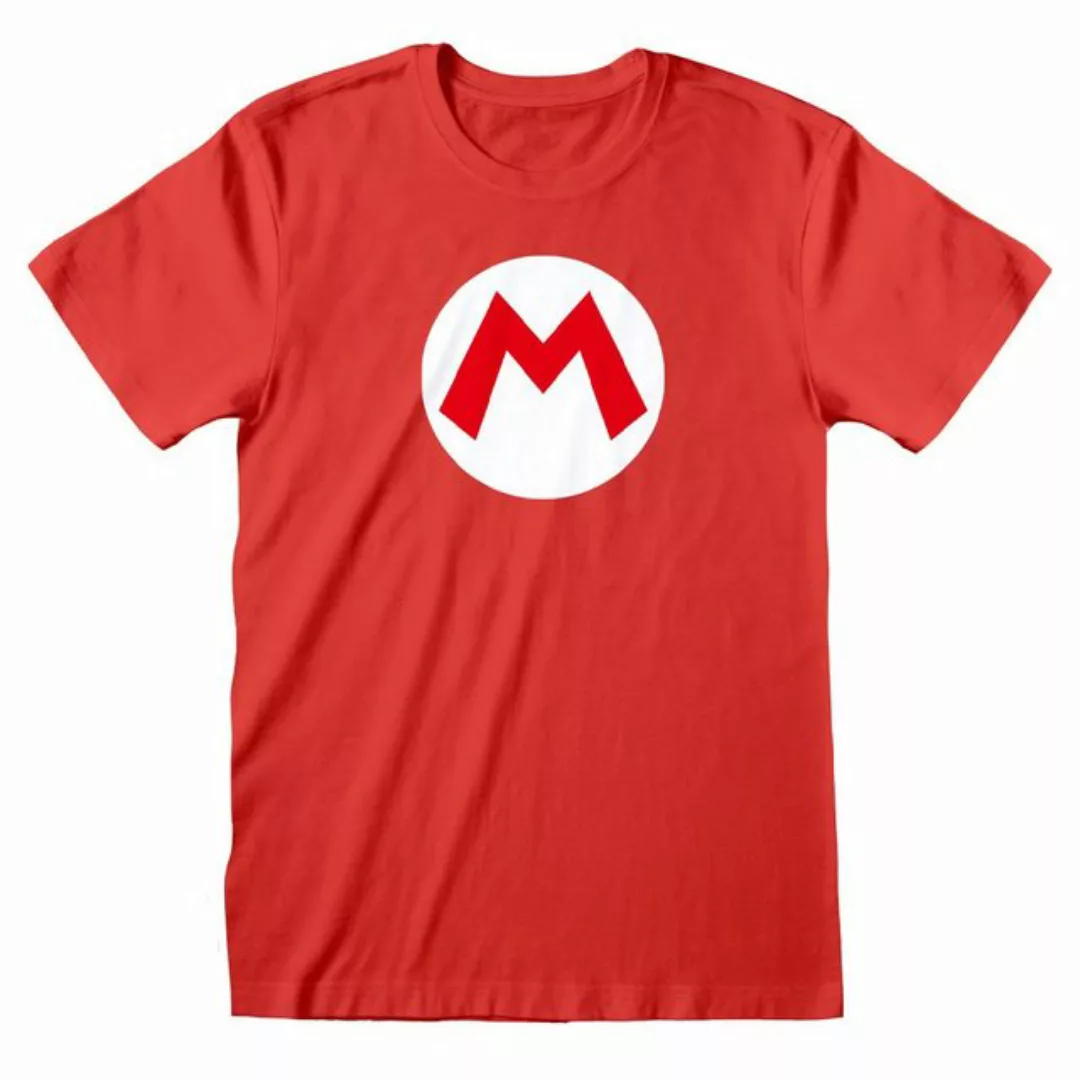 Heroes Inc T-Shirt Mario Badge - Nintendo Super Mario günstig online kaufen