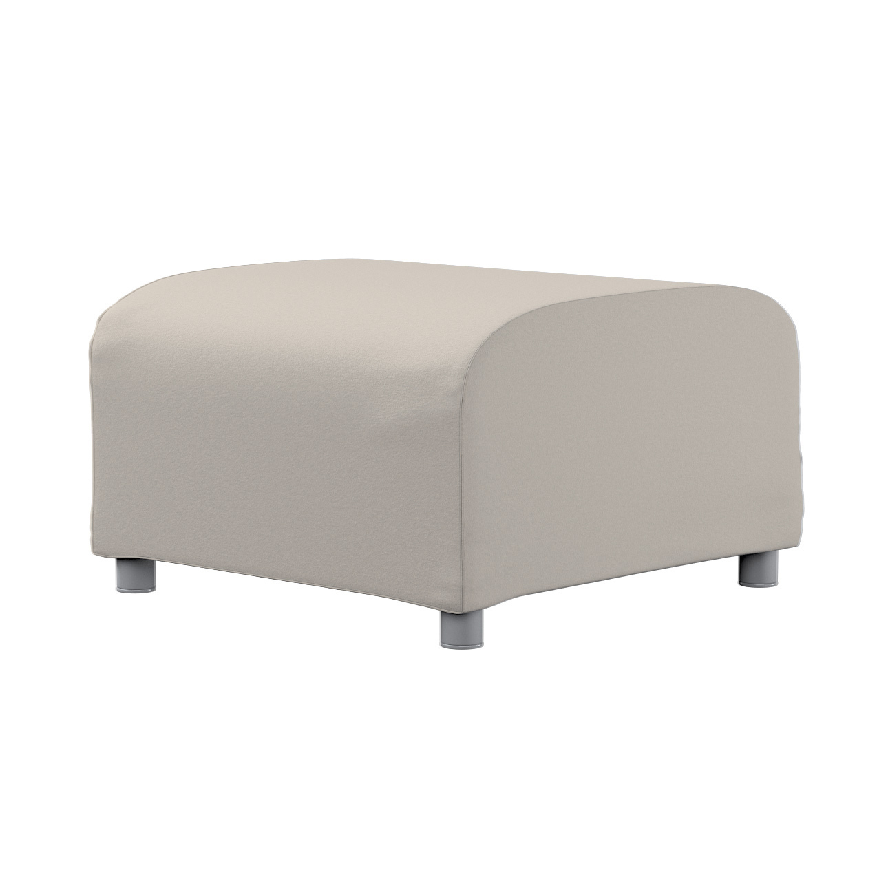 Bezug für Klippan Hocker, hellbeige, Husse, Klippan Hocker, Bouclé (702-81) günstig online kaufen