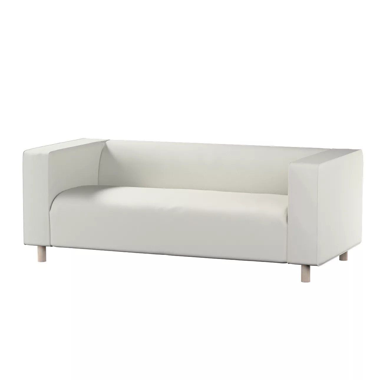 Bezug für Klippan 2-Sitzer Sofa, hellgrau, Sofahusse, Klippan 2-Sitzer, Liv günstig online kaufen