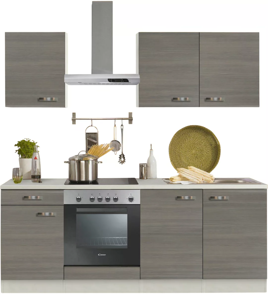 OPTIFIT Küchenzeile "Vigo", mit E-Geräten, Breite 210 cm günstig online kaufen