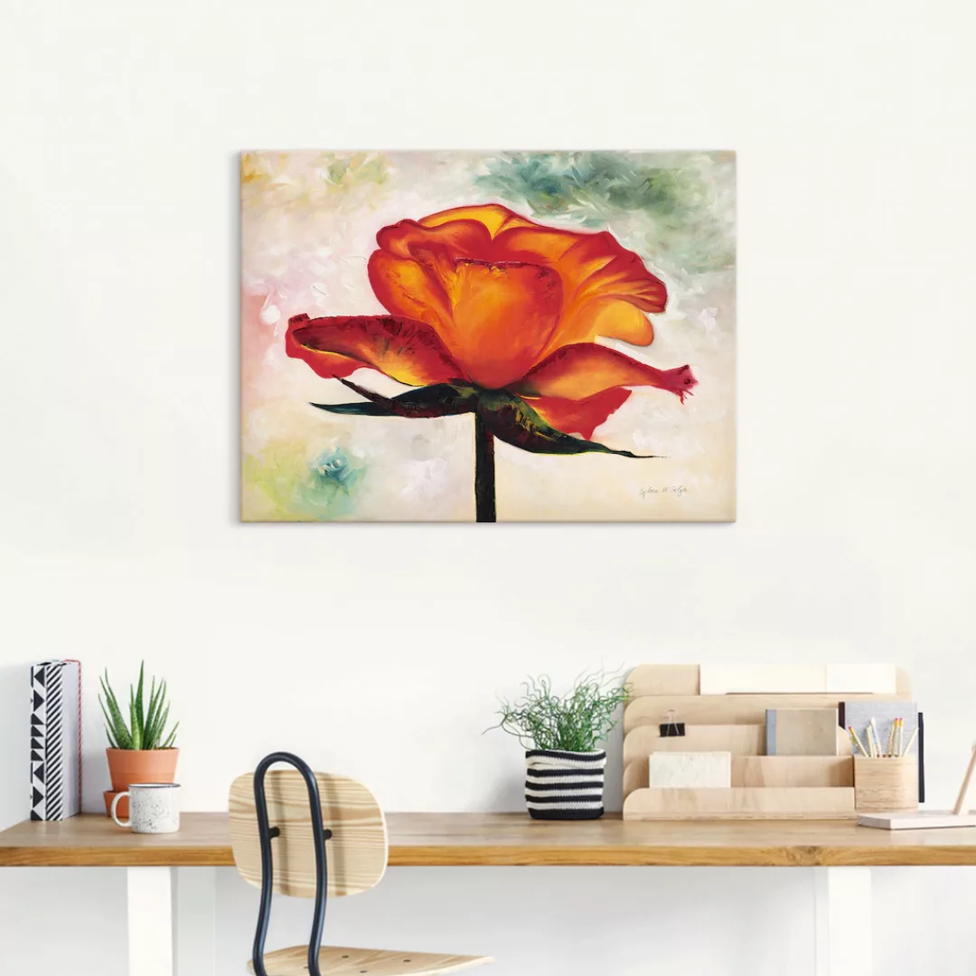 Artland Leinwandbild "Brillant", Blumen, (1 St.) günstig online kaufen