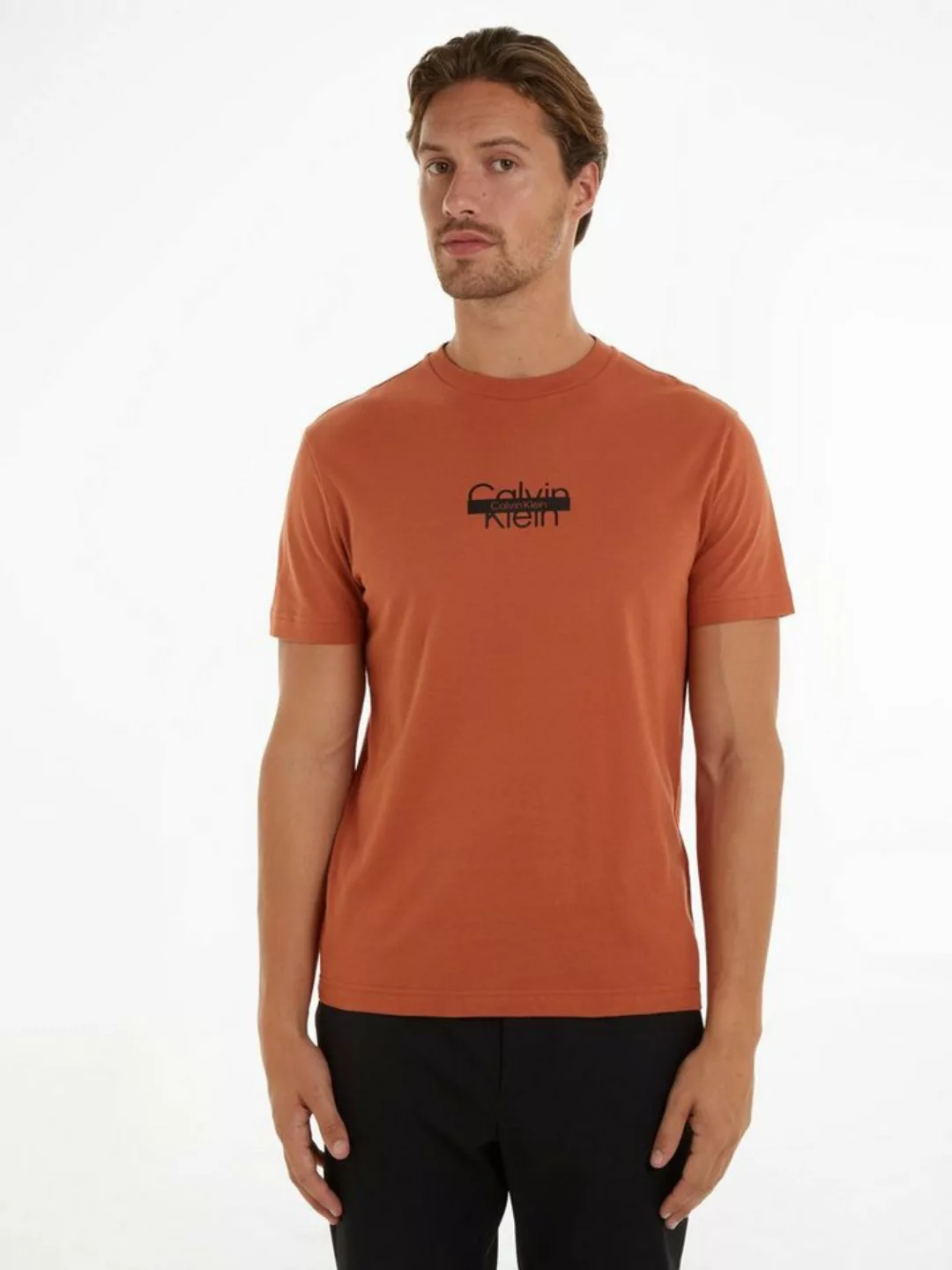 Calvin Klein T-Shirt CUT THROUGH LOGO T-SHIRT günstig online kaufen