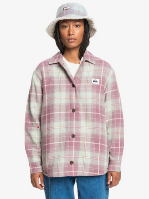 Quiksilver Fleecejacke Quiksilver Flanellhemd Grape Shake Uni Plaid Overshi günstig online kaufen