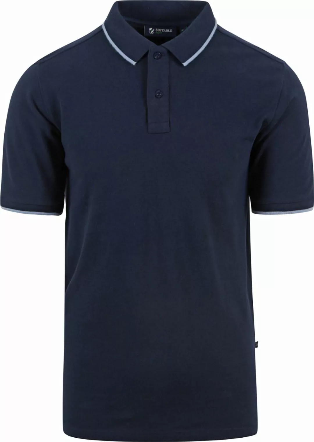 Suitable Respect Poloshirt Tip Ferry Navy  - Größe S günstig online kaufen