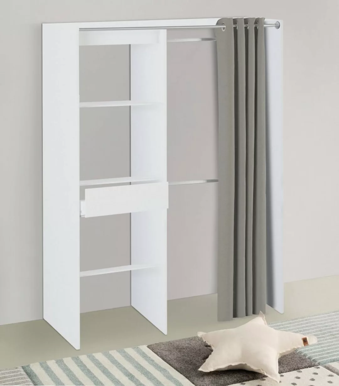 Demeyere GROUP Vorhang-Schrank "Garderobenschrank, inklusive Vorhang, passt günstig online kaufen