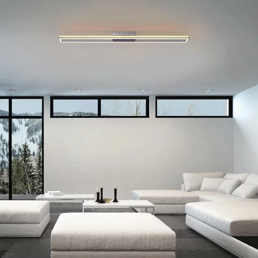 Paul Neuhaus Helix LED-Deckenlampe, rechteckig günstig online kaufen