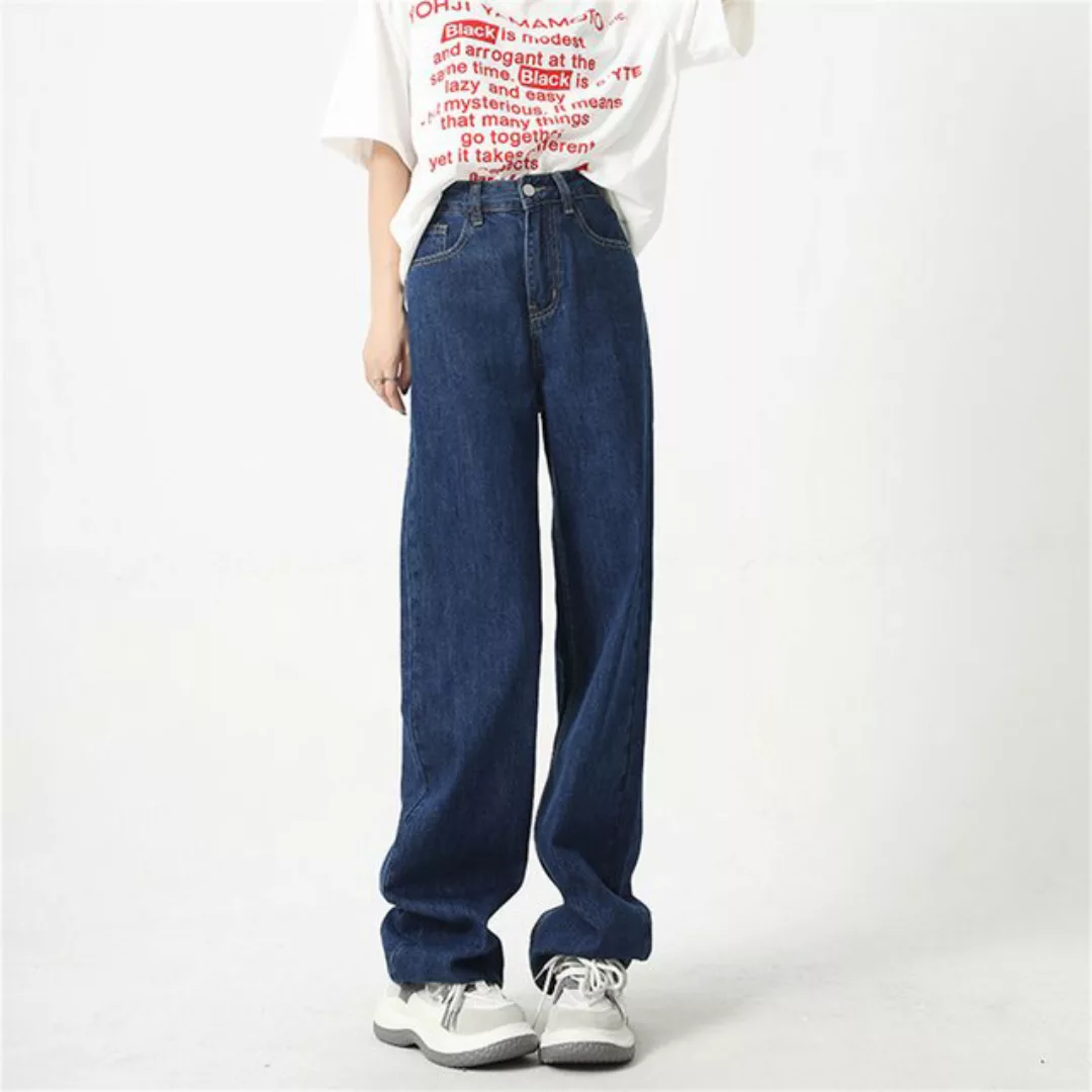 RUZU UG Slouchy Jeans Lässige bodenlange Hosen und gerade Jeans für Frühlin günstig online kaufen