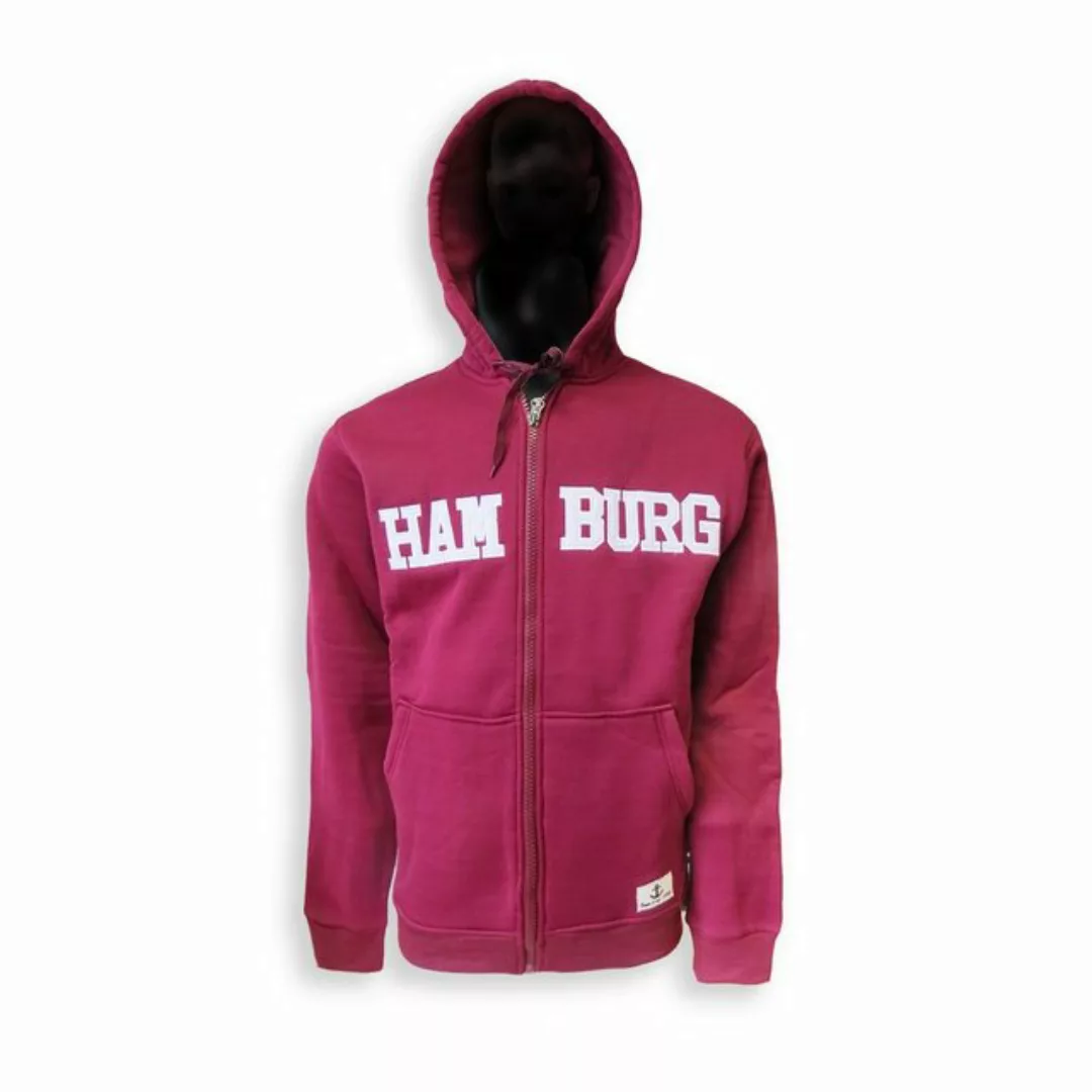 Sonia Originelli T-Shirt Sweatjacke "Hamburg" Herren unifarben Jacke Hoodie günstig online kaufen