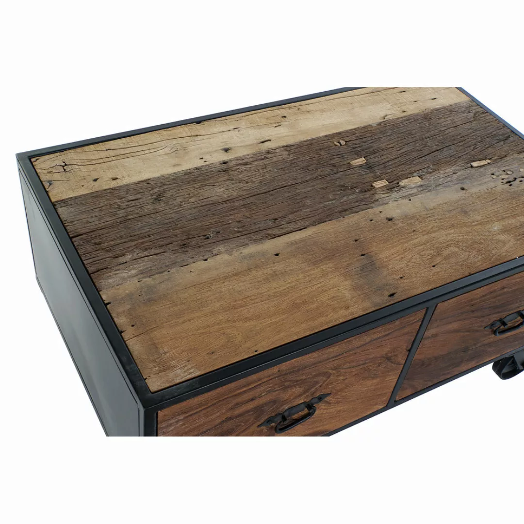 Beistelltisch Dkd Home Decor Holz Metall Antiker Finish (100 X 60 X 45 Cm) günstig online kaufen
