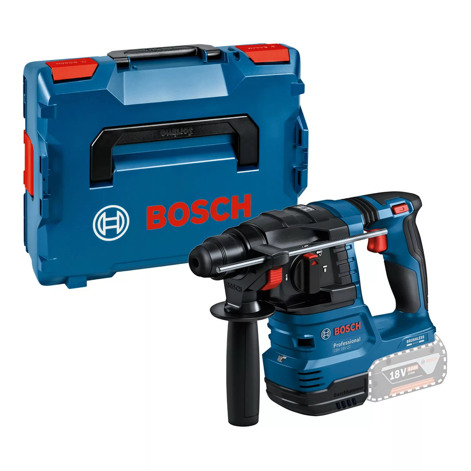 Bosch Professional 18 V Akku-Bohrhammer GBH 18V-22 Solo in L-Boxx günstig online kaufen