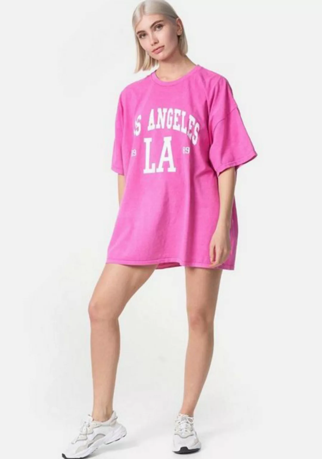 Worldclassca T-Shirt Worldclassca Oversized LA LOS ANGELES Print T-Shirt la günstig online kaufen