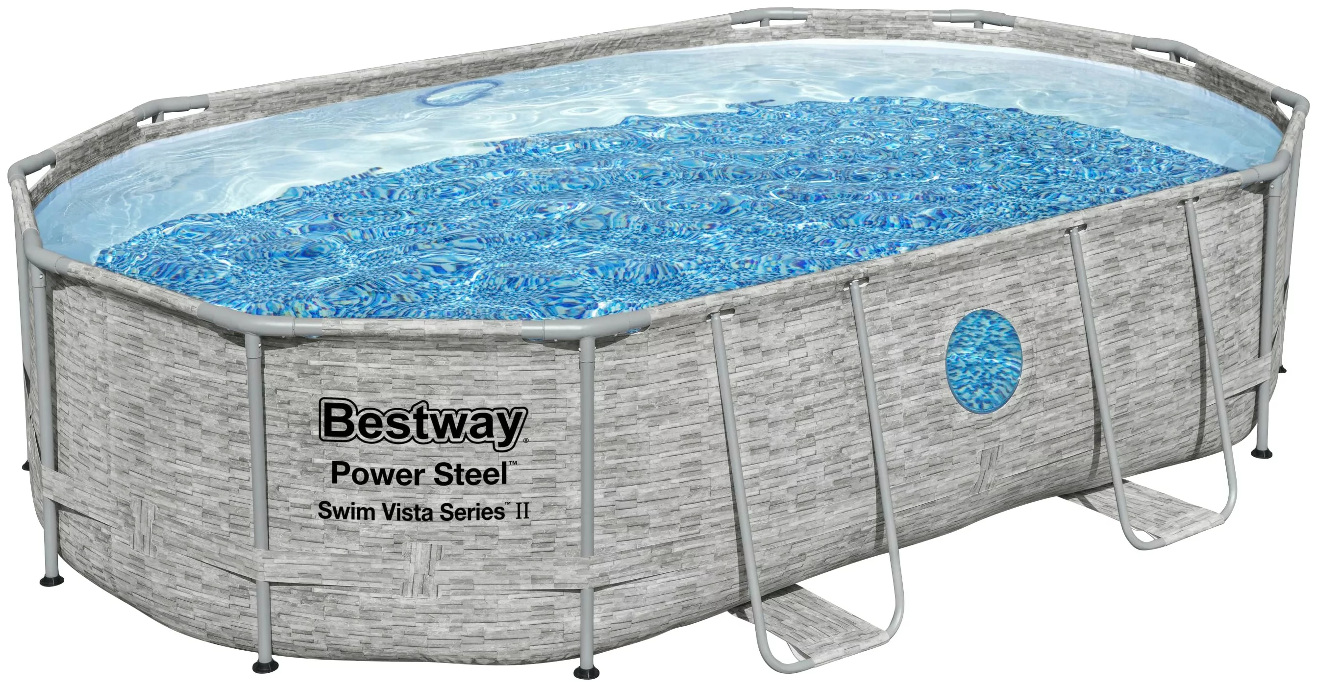 Bestway Framepool "PowerSteelPoolSet oval", (5 tlg.), 5-tlg., BxLxH: 305x48 günstig online kaufen