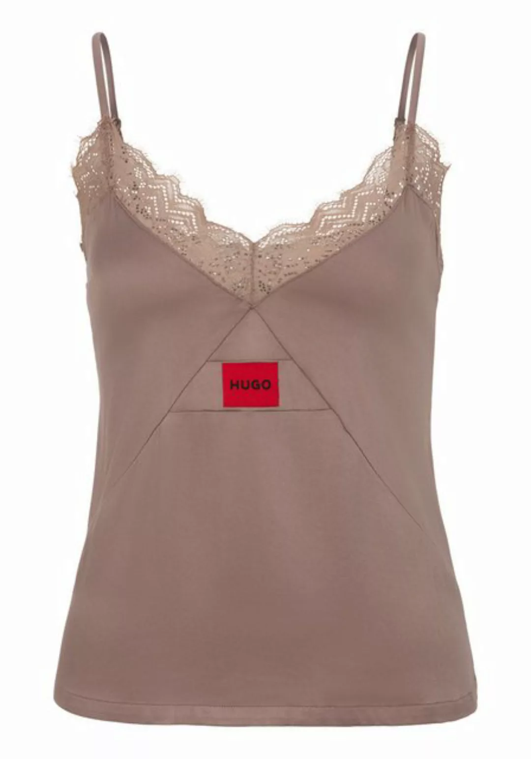 HUGO Spitzentop RED LABEL LACE_CAMI mit V-Ausschnitt günstig online kaufen