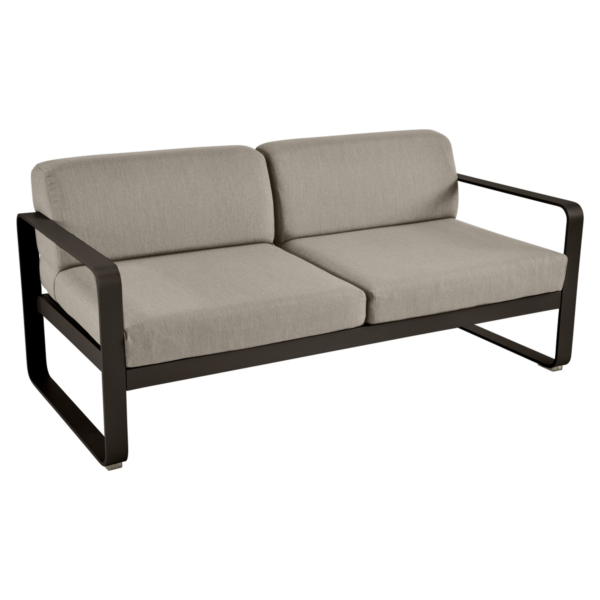 Bellevie Lounge-Sofa 2-Sitzer E3 Tonka B8 Taupegrau günstig online kaufen