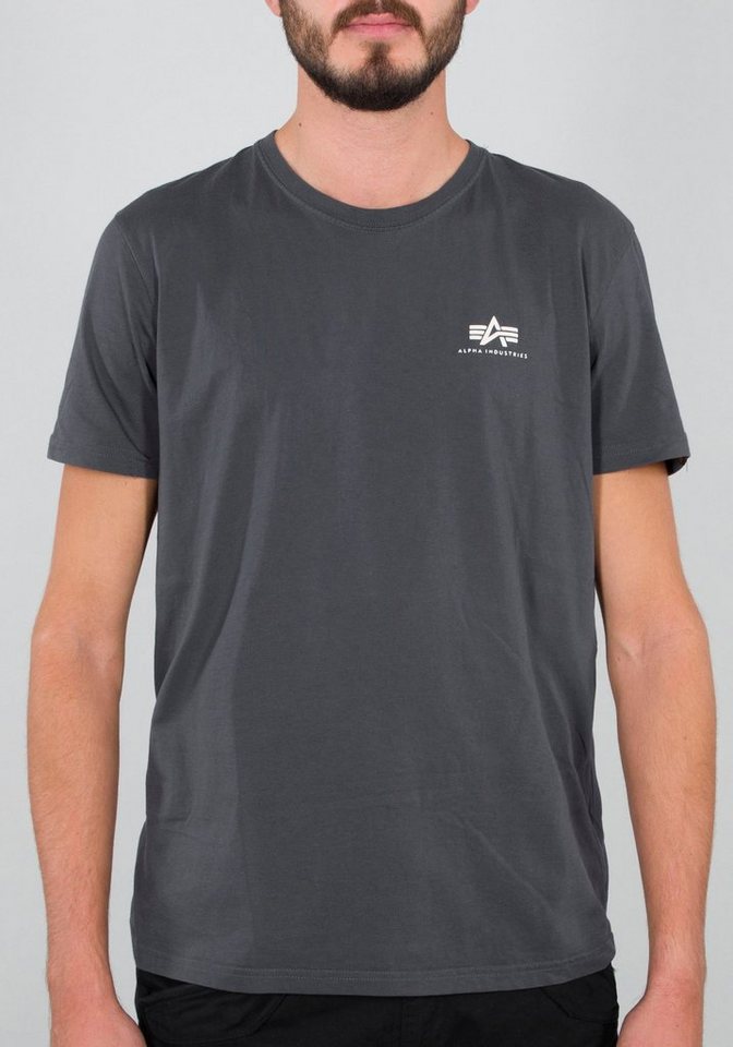 Alpha Industries Rundhalsshirt BASIC T SMALL LOGO günstig online kaufen