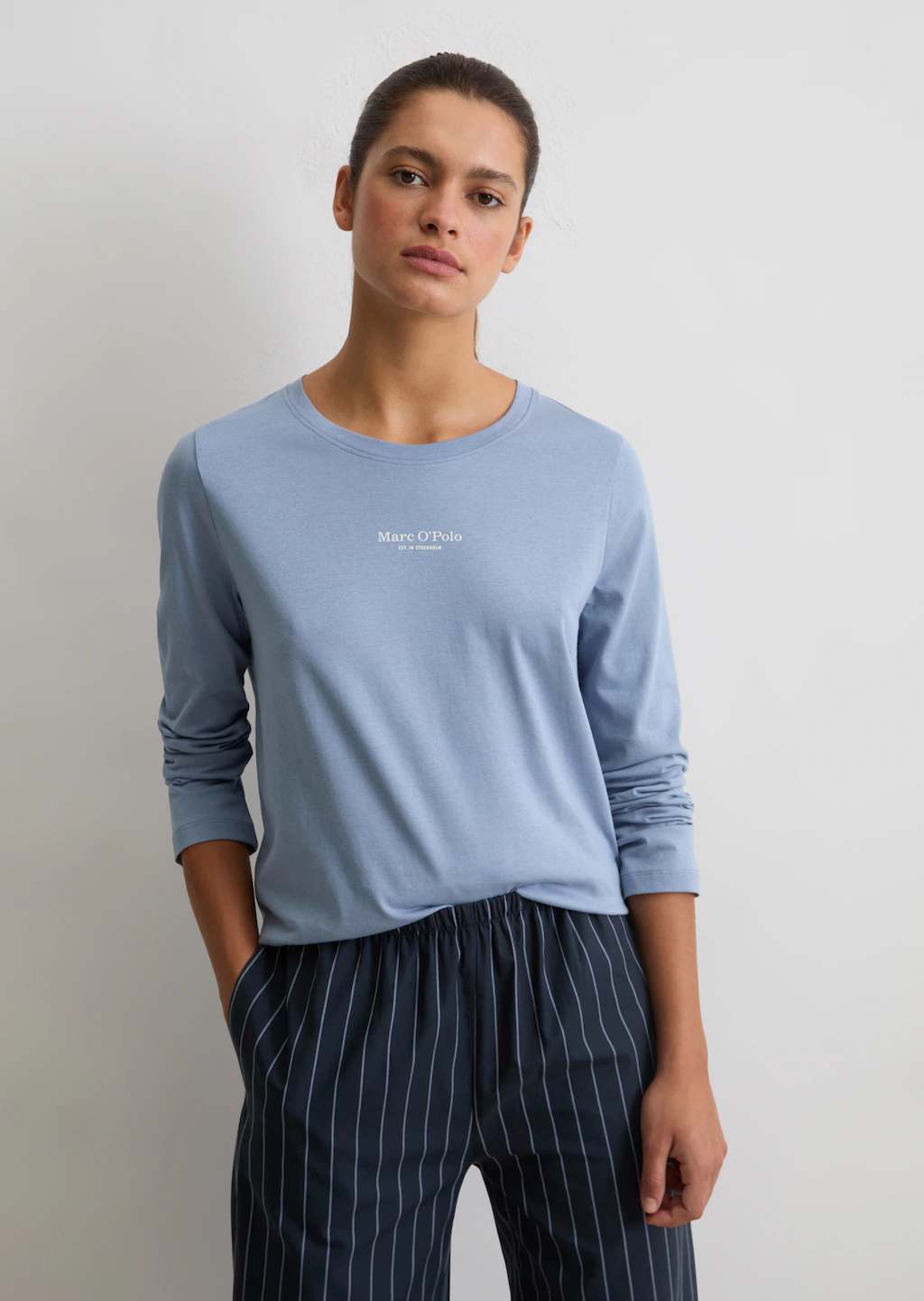 Marc OPolo Langarmshirt "Mix N Match Cotton", Baumwolle, weich, atmungsakti günstig online kaufen