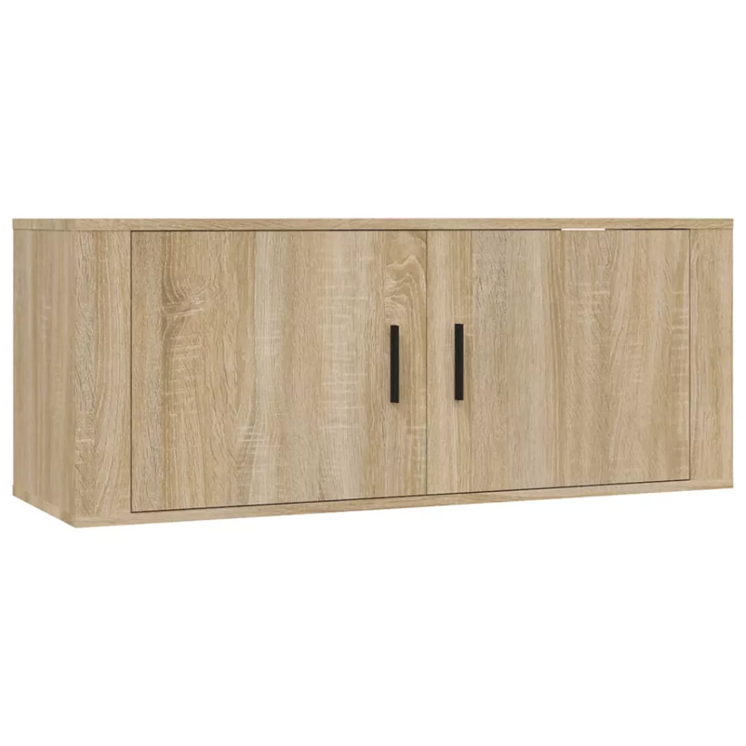 Vidaxl Tv-wandschrank Sonoma-eiche 100x34,5x40 Cm günstig online kaufen