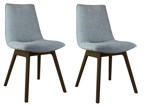 andas Esszimmerstuhl "Ramon", (Set), 2 St., Chenille, mit Massivholzbeinen, günstig online kaufen