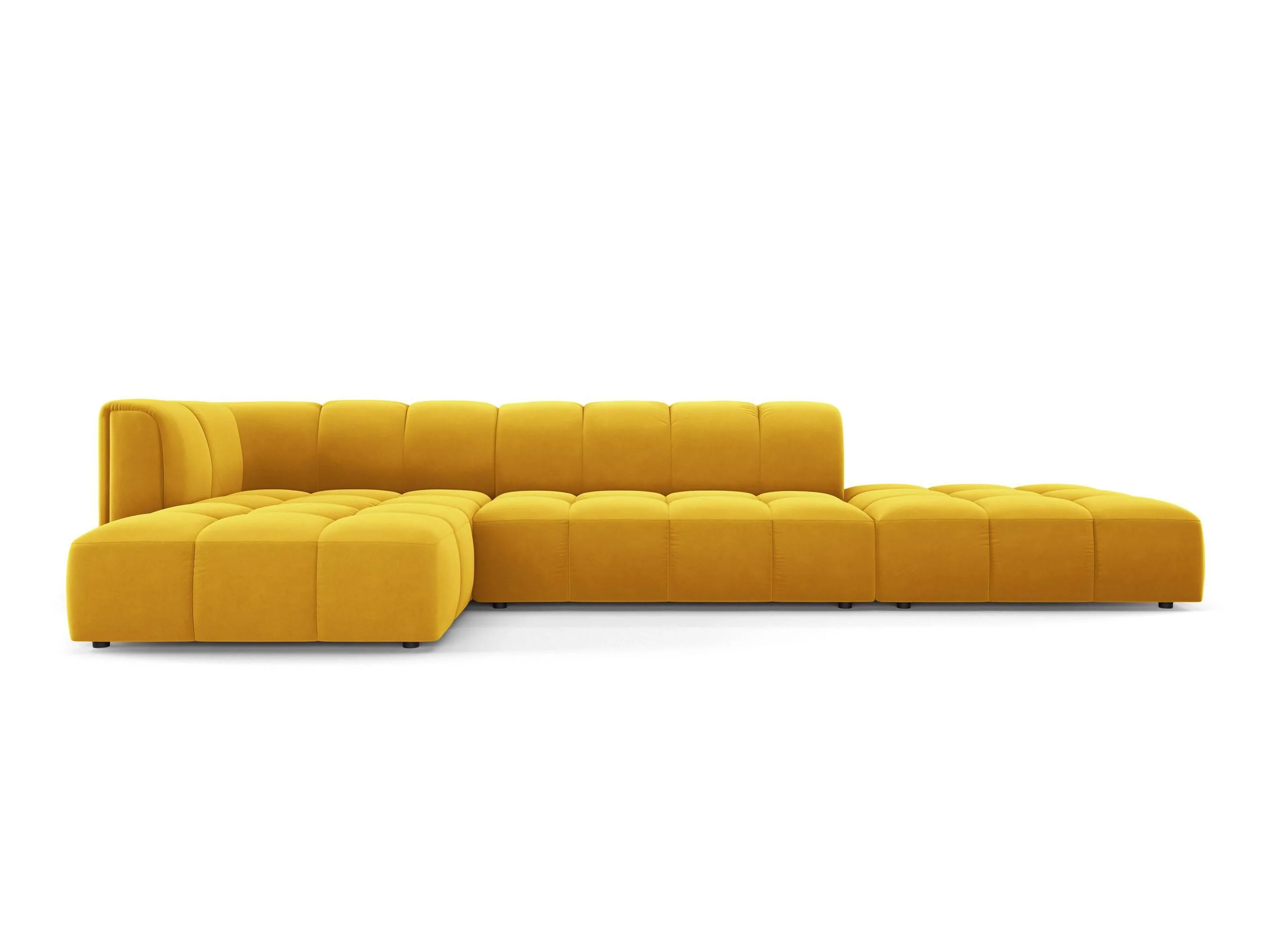 Milo Casa | Ecksofa Francesca Samt links 5-Sitzer günstig online kaufen