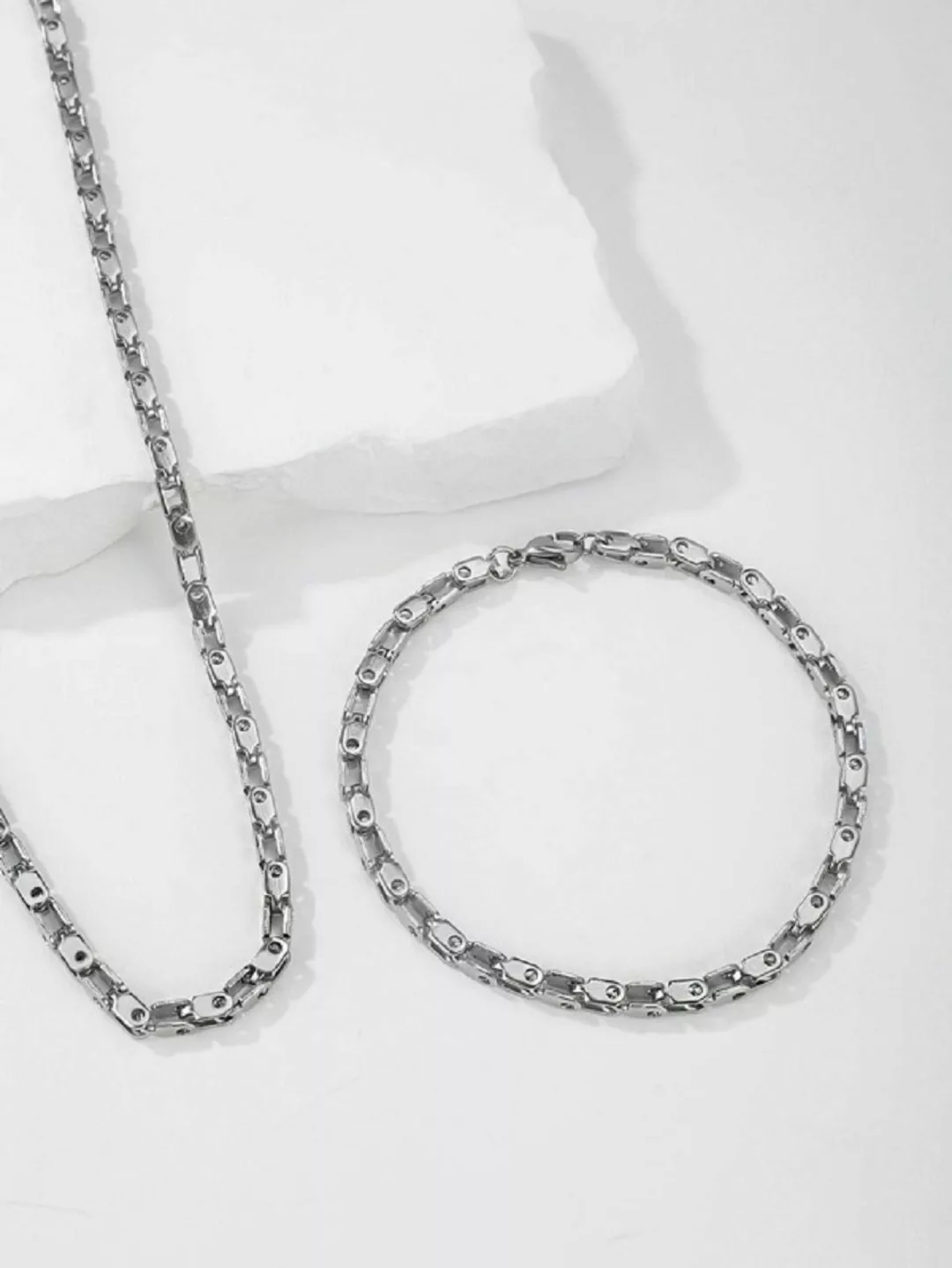 GOLDKLEIN Ketten und Armband Set Edelstahl günstig online kaufen