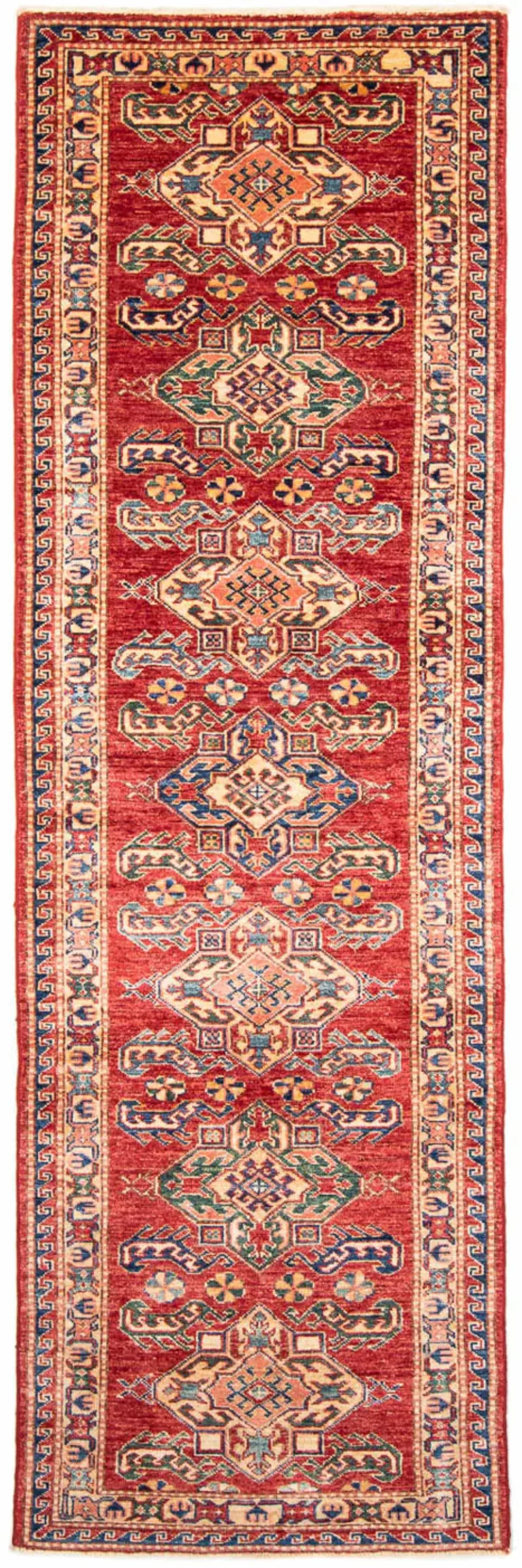 morgenland Orientteppich »Ziegler - Kazak - 242 x 70 cm - rot«, rechteckig, günstig online kaufen