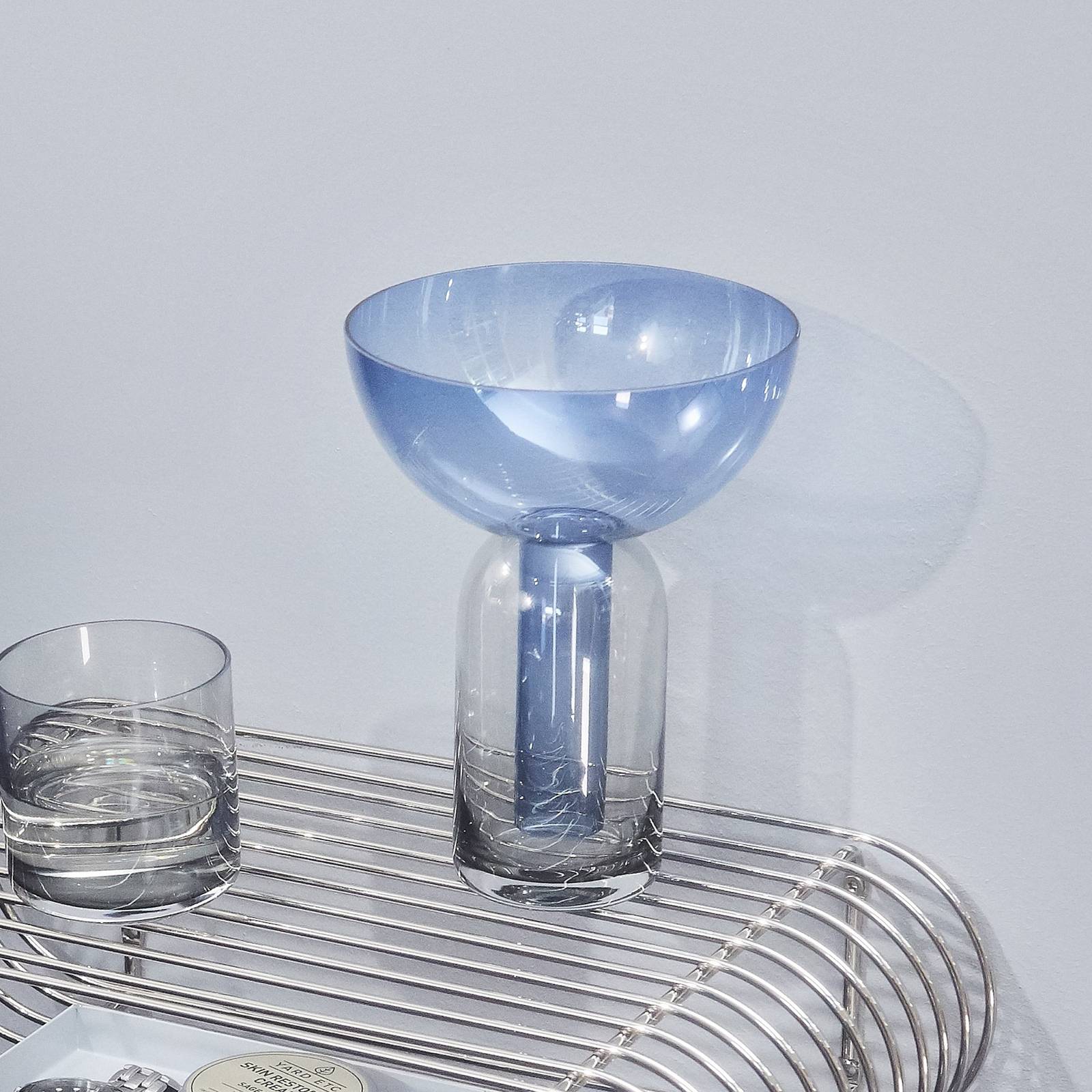 AYTM Vase Torus, blau, Ø 25 cm, Höhe 33 cm, Glas günstig online kaufen