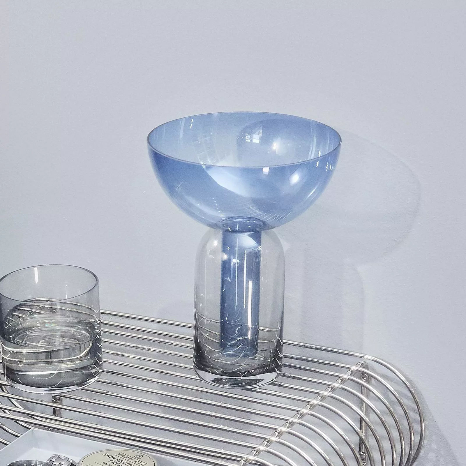 AYTM Vase Torus, blau, Ø 25 cm, Höhe 33 cm, Glas günstig online kaufen