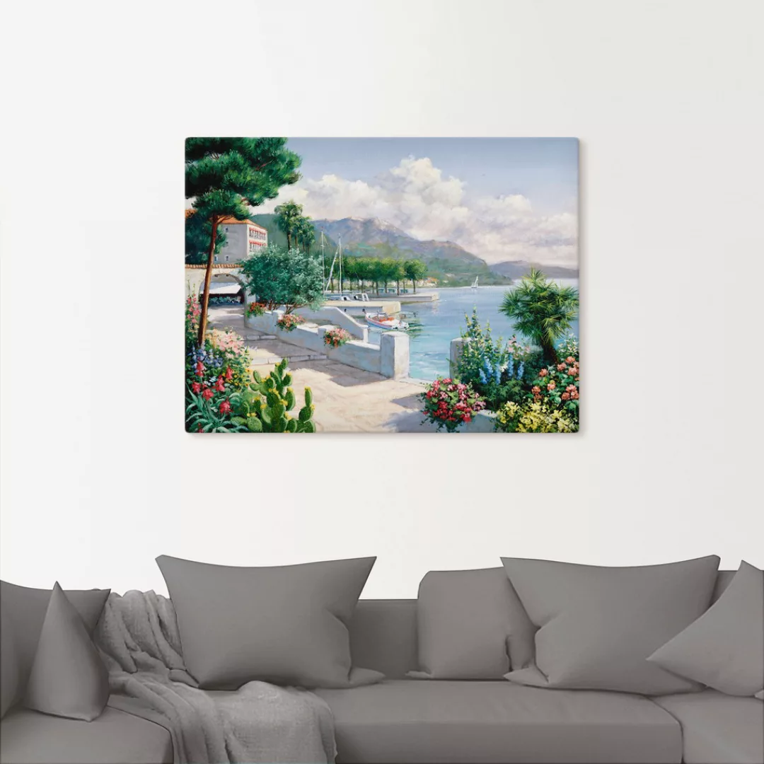 Artland Wandbild "Costa del Pietro II", Gewässer, (1 St.), als Leinwandbild günstig online kaufen