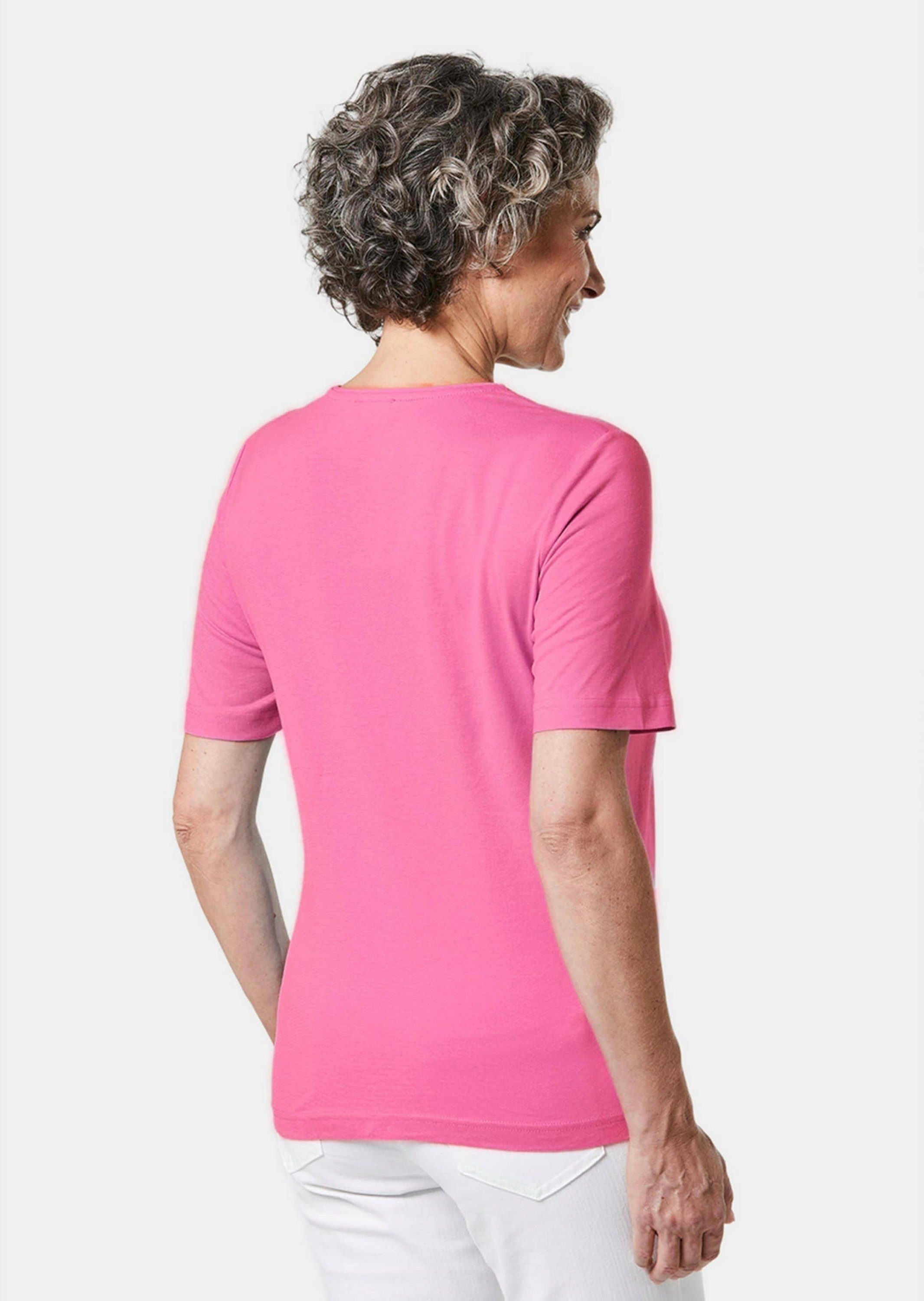 GOLDNER T-Shirt Kurzgröße: Basic T-Shirt aus günstig online kaufen