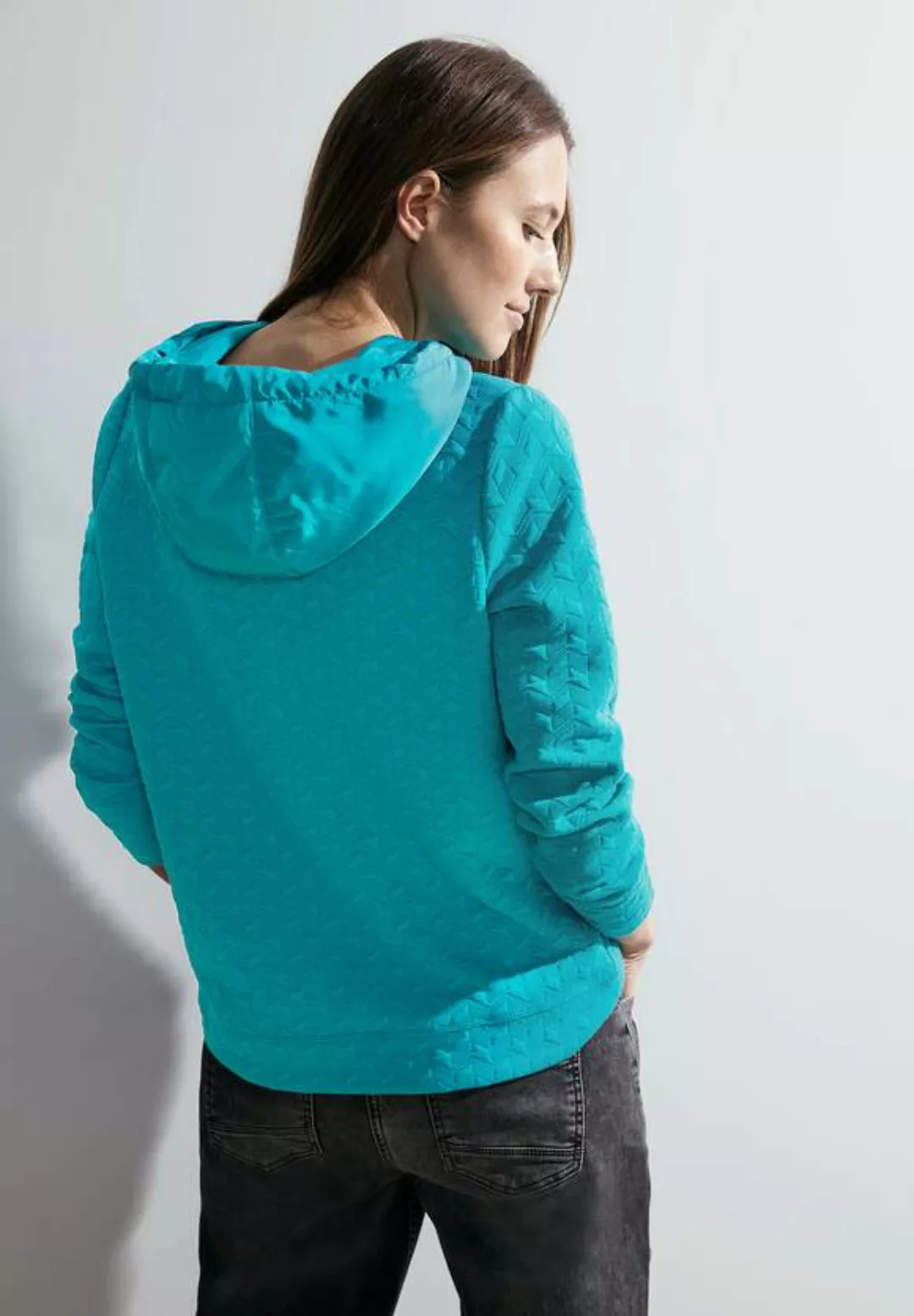 Sweatshirt mit Struktur günstig online kaufen