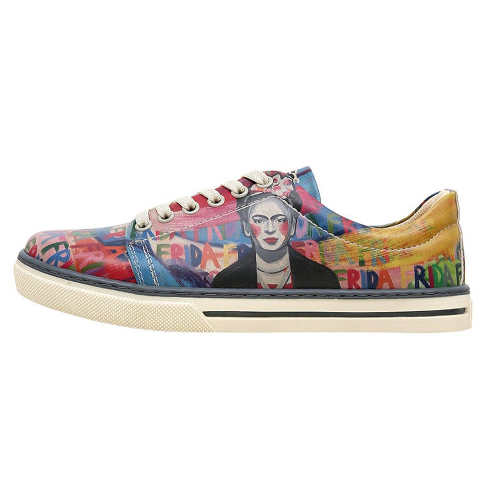 DOGO Classic Schnürsneaker Frida-Kahlo-In-Letters Damen Sneaker günstig online kaufen