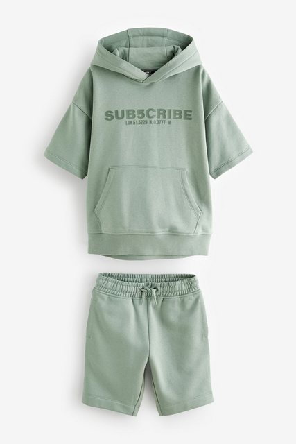 Next Shirt & Shorts Kurzarm-Hoodie und Shorts im Set (2-tlg) günstig online kaufen