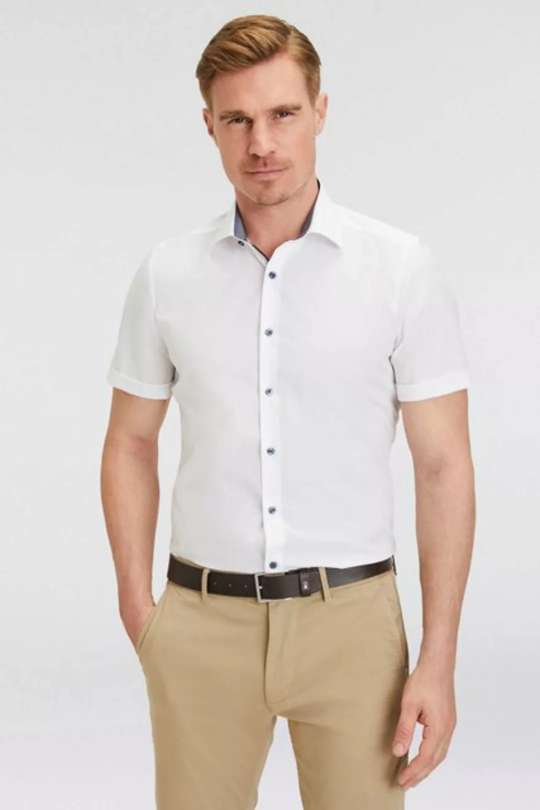 OLYMP Kurzarmhemd - Hemd - Businesshemd - Level Five - body fit - New York günstig online kaufen