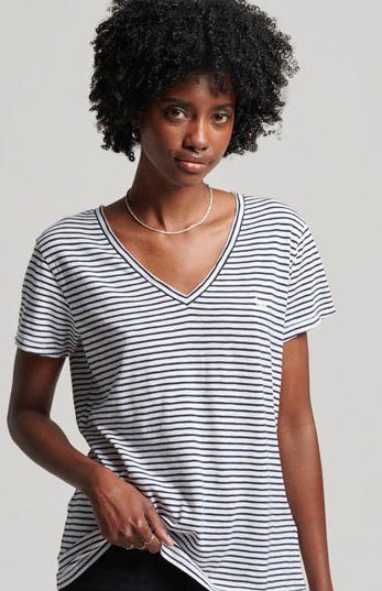 Superdry V-Shirt STUDIOS SLUB EMB VEE günstig online kaufen