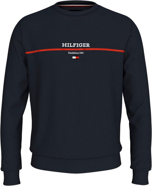 Tommy Hilfiger Sweatshirt HILFIGER STRIPE TERRY SWEATSHIRT günstig online kaufen