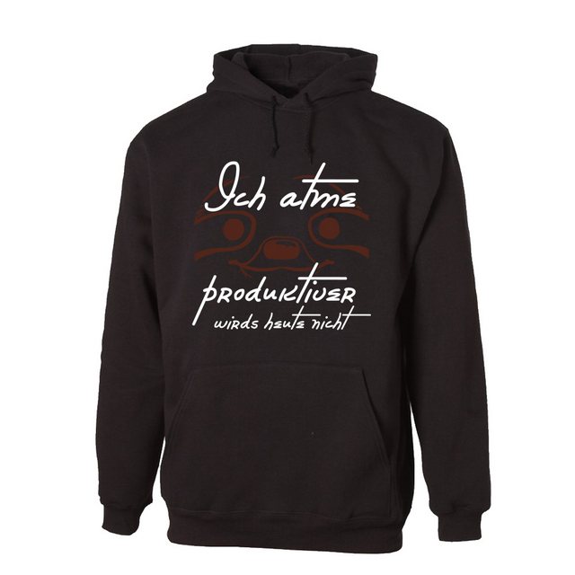 G-graphics Hoodie Ich atme, produktiver wird’s heute nicht! Unisex mit Spru günstig online kaufen