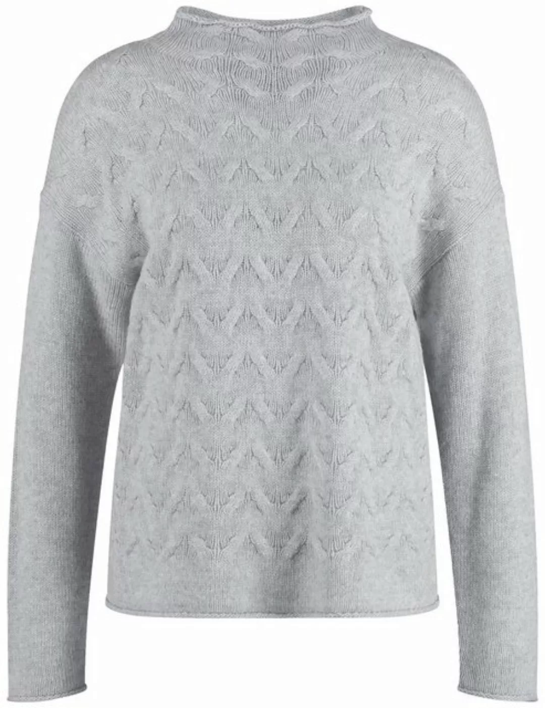 GERRY WEBER Rundhalspullover Wollpullover mit Kaschmiranteil günstig online kaufen