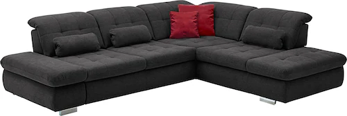 Die PlanBar Ecksofa "MP-IN17004 L-Form", wahlweise mit Bettfunktion, Sitzti günstig online kaufen