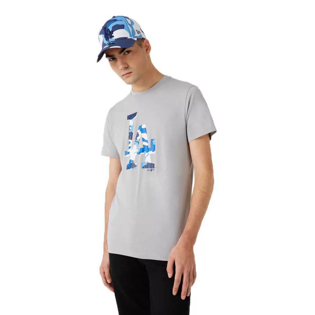 New Era Mlb Camo Los Angeles Dodgers Kurzärmeliges T-shirt XL Grey günstig online kaufen