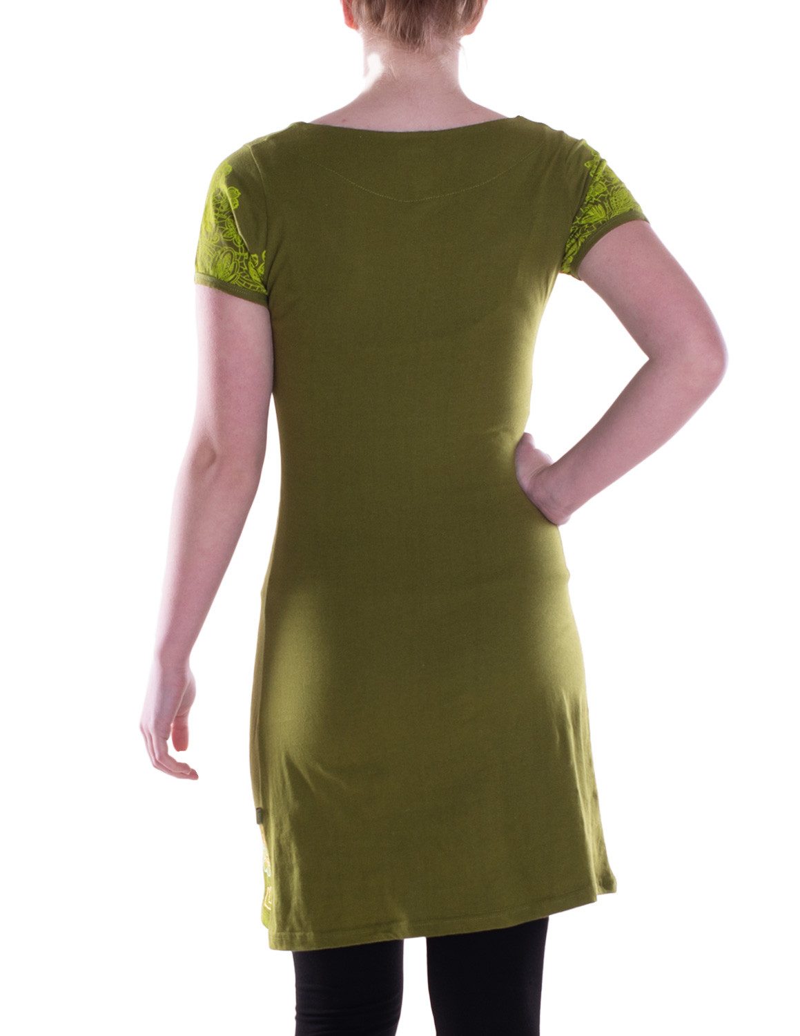 Vishes Sommerkleid Damen A-Linie Kleid Baumwolle günstig online kaufen