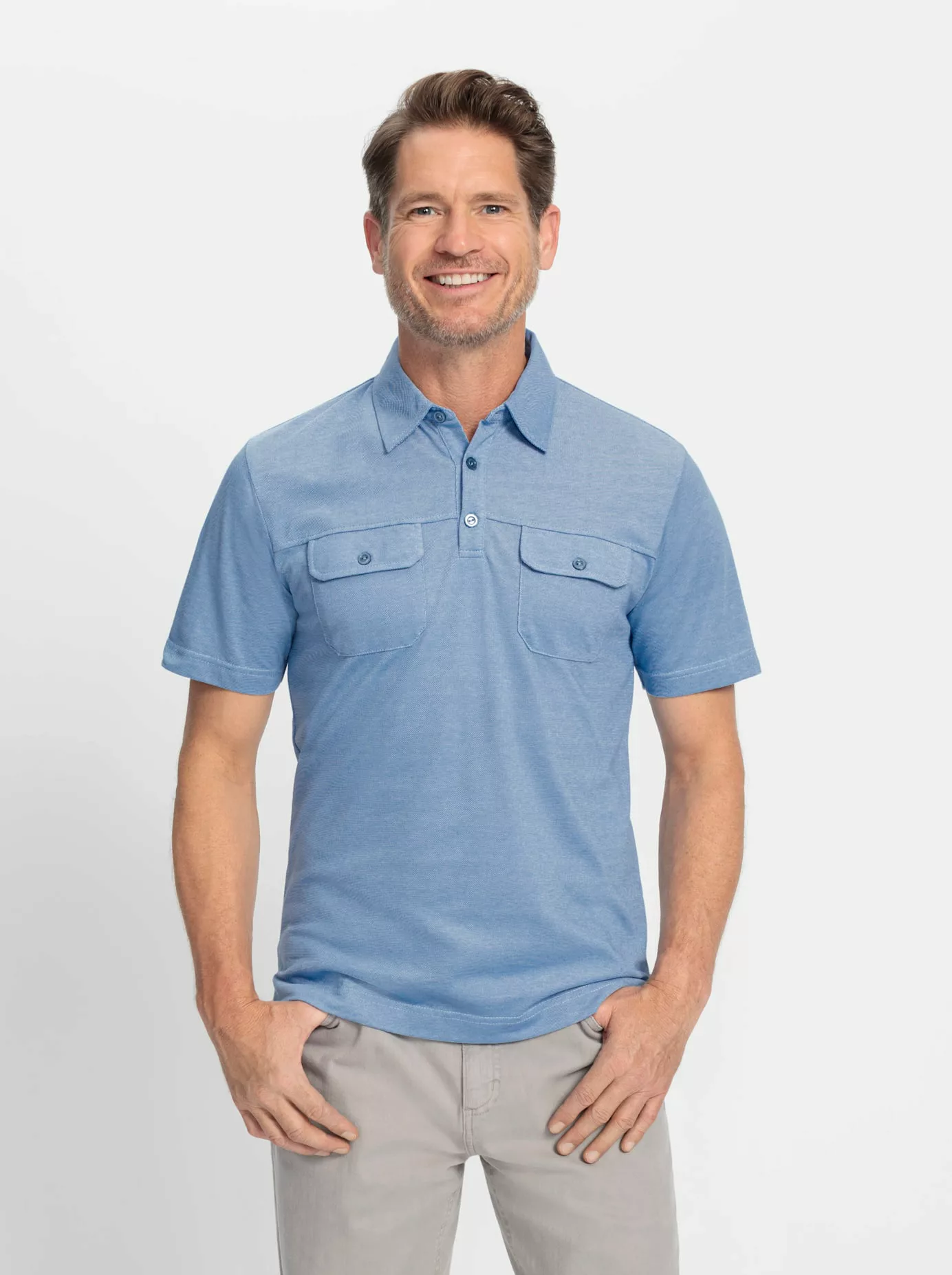 Catamaran Kurzarmshirt "Poloshirt" günstig online kaufen