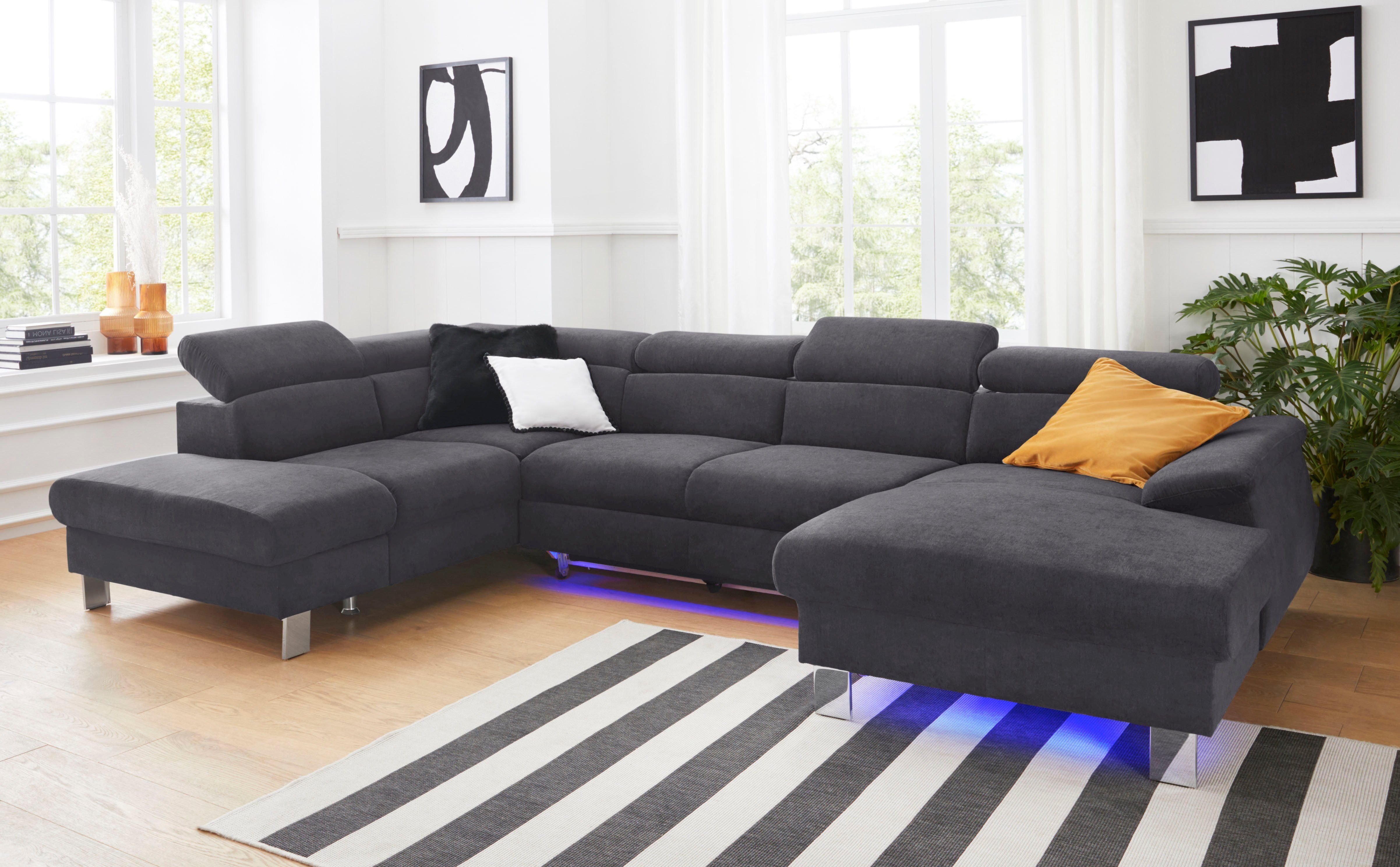 COTTA Polstergarnitur Komaris U-Form, (Set), Set günstig online kaufen