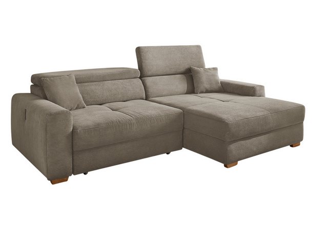 luma-home Ecksofa 15401, mit elektrischer Sitztiefenverstellung und höhenve günstig online kaufen